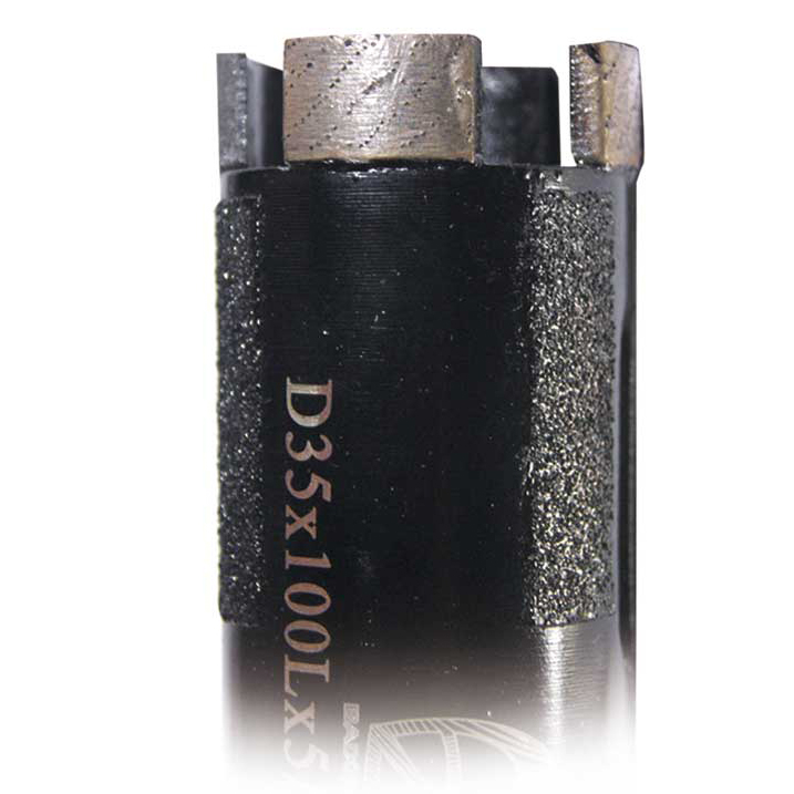 有序排列花崗巖鉆頭